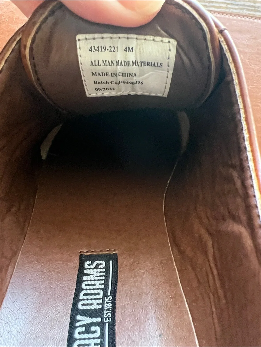 Boy’s Tan Wingtip Dress Shoes